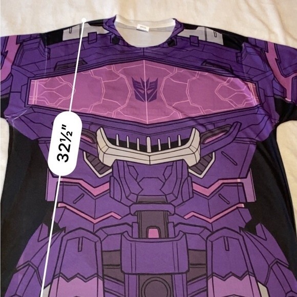 Transformers Decepticon Men’s Shockwave costume tee shirt size 3XL.  NWOT - Picture 6 of 6